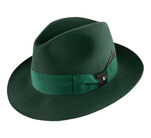 B Couture - Sombrero Fedora Marceau - Talla 59 cm - Vert Cover