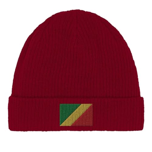 Bonnet en coton drapeau république du Congo idée cadeau originale