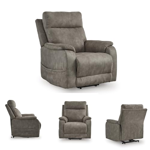 Signature Design by Ashley Dual Motor Power Lift Recliner, Heat & Massage - image 3