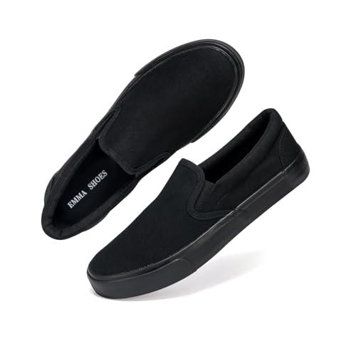 Low-Top Slip Ons Women's Fashion Sneakers Casual Canvas Sneakers for Women Comfortable Flats...