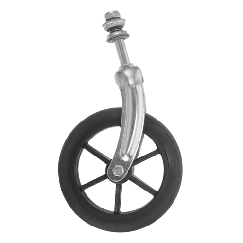 OFFIGAM 車椅子前輪交換用ホイール 転がり滑らかベアリング付き 強化製 広ラバーヤ 安定走行と操作性向上 車いすパーツ