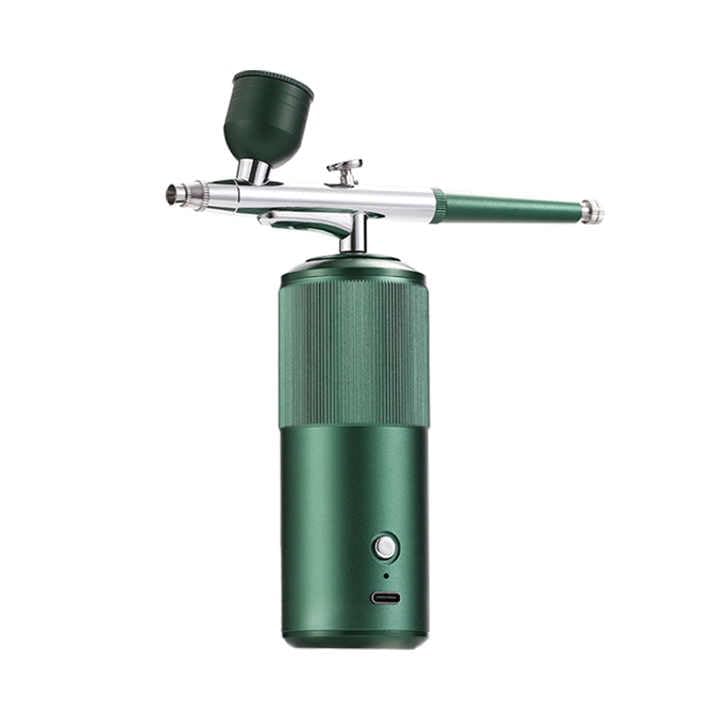 R A Products Cordless Airbrush Makeup Machine Mini Airbrush Kit Handheld Airbrush Cosmetic System for Barber Nail Art Model Painting Supplies - Assorted Color-image-1