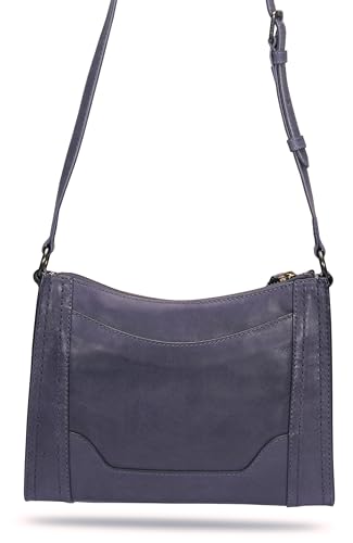 Image of Frye Women's Melissa Zip Crossbody Bag, Stylish Handbag with Adjustable Strap & Pockets