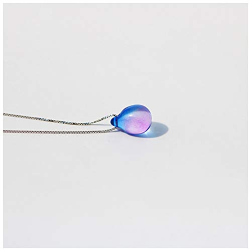 Fashion Mermaid Necklace Beach Ocean Sea Necklace Mermaid Mermaid's Tears Sea Sand Waterdrop Pendant Necklace4