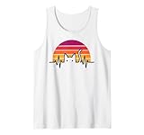 Heartbeat Cat - Amante de los Gatos Camiseta sin Mangas