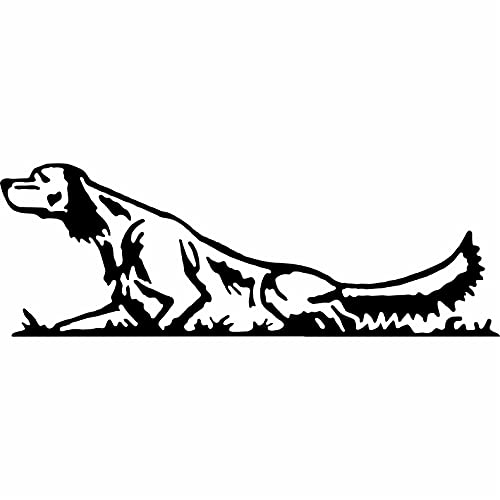 EXPELIA PEGATINA Adhesivo SETTER INGLÉS PRE ESPACIADO STICKER para coche y moto