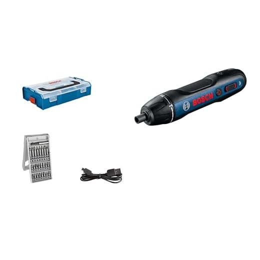 Bosch Professional Bosch GO - Atornillador a batería (3,6V, set 25 puntas, en L-BOXX Mini) - Amazon Exclusive