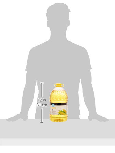 Amazon Brand - Happy Belly Corn Oil, 128 Fl Oz