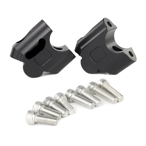 Elevadores de manillar de aluminio negro para Royal Enfield Himalayan 450
