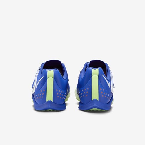 Image of Zoom Elite Long Jump Shoes (Unisex - White /Black-Laser Orange-Hyper Pink) by Nike