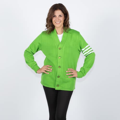 Image of Stewart & Strauss Cardigan Varsity Letter Sweater | American style button front letter sweater knit since 1977, heavyweight and ready for chenille letters and patches