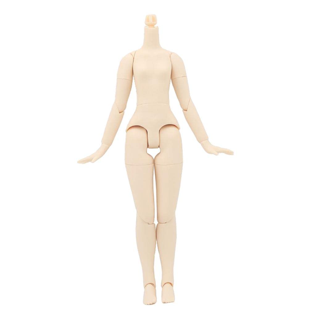 Female Doll Körper Blythe Doll Customize Puppenkörper Puppenfigur Blankopuppe Austauschbarer Körper für Ersatzteilbedarf Restaurierung Hobb, Natürlich, 20 cm