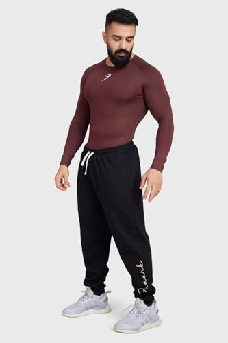 Image of FUAARK Men's Full Sleeve Compression T-Shirt - Athletic Base Layer for Fitness, Cycling, Training, Workout, Tactical Sports Wear