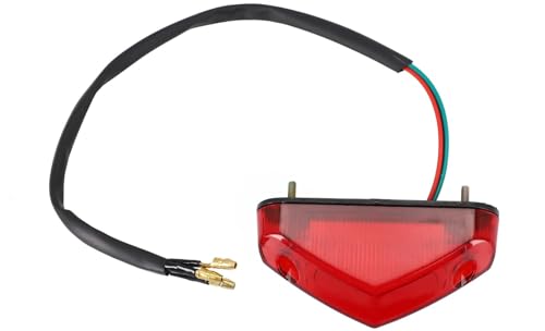 Feu arrière moto universel 12V pour rouler de nuit en toute sécurité