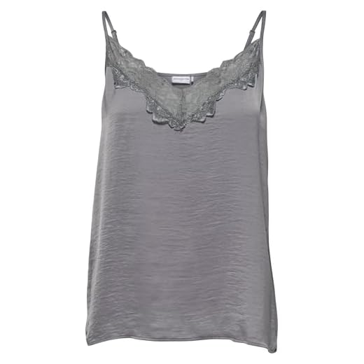 JDY Jdyappa Singlet Wvn Noos Camiseta sin Mangas, Gris (Sharkskin Detail: DTM Lace), 38 (Talla del Fabricante: 36) para Mujer