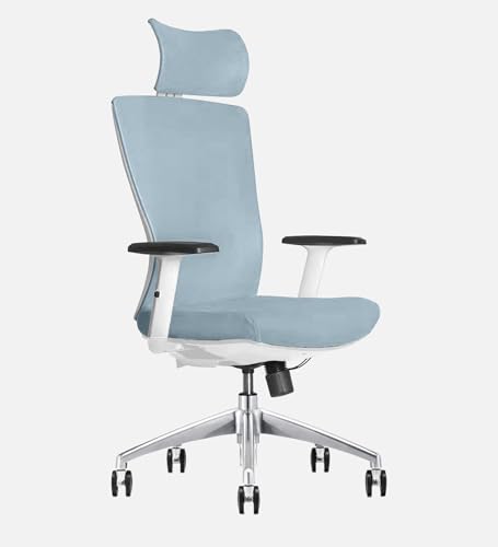 Image of Lakdi The Furniture Co High-Back Office Chair Upholstery Primium Mesh Director & Executive Chair Height Adjustable & Revolving Chair Metal Legs & WheelBase Best offfice Chair -(SSL-608-Swivel Tilt)