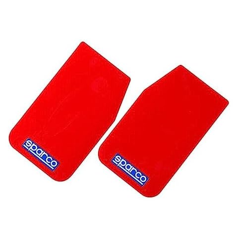Sparco Red Universal Mud Flaps Set of 2 Cover