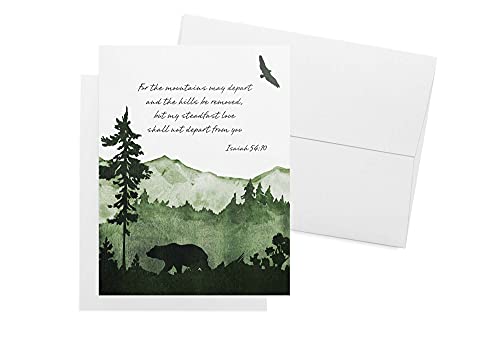 Image of Twigs Paper Christian Sympathy Cards, 12 Bible Verse Blank Note Cards