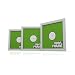 Glorious Vinyl Frame Set White (Set of 3)