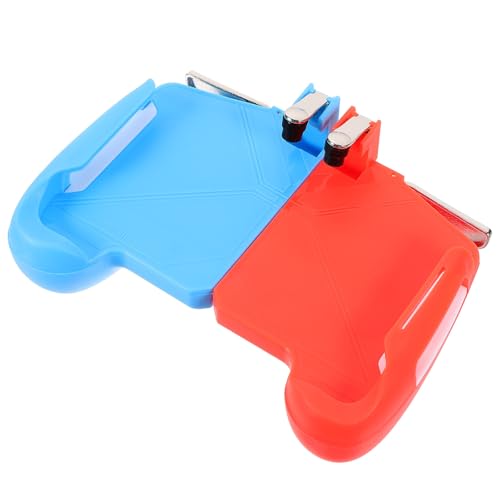 FUTUREORYY Controlador de Juegos Móvil Ak16 Rojo y Azul Disparador Físico para Teléfono Accesorio Portátil y Ligero para Shooter Gatillo para Mejorar Experiencia de Juego en Smartphones