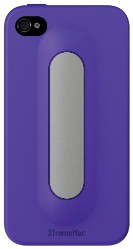 Xtrememac Snap Stand IPP-SS4-43 Funda Púrpura - Fundas para teléfonos móviles (Funda, Apple, iPhone 4, Púrpura)