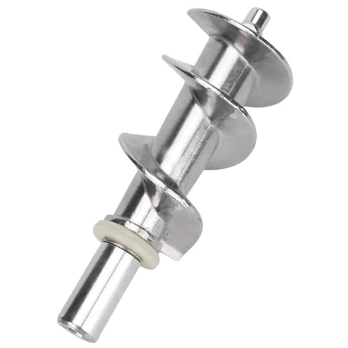 ELAYARD Tornillo Metálico de Acero Inoxidable para Picadora de Carne Eléctrica Pieza de Repuesto Duradera para Accesorios de Cocina Compatible Picadoras Domésticas Adecuado para Uso