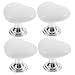 DOITOOL 16pcs Top Toilet Button Press Heart Shape Assistant Tool Bathroom Decorative Handle