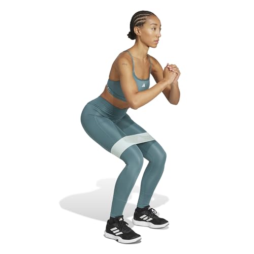 adidas Damen Optime Essentials Stash Pocket Full Length Leggings, preloved teal, XS – Ansicht 2