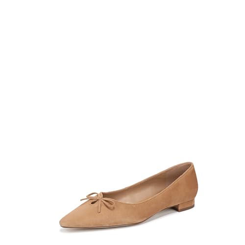 Ballerines à bout pointu femme Sam Edelman Esmira en cuir marron coupe régulière
