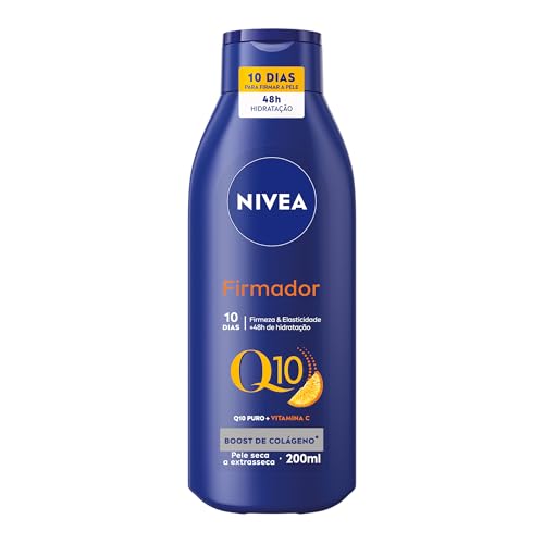 NIVEA Loção Hidratante Firmador Q10 + Vitamina C Pele Seca 200ml ...