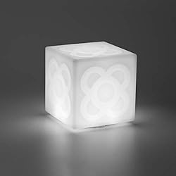 Lamparas Bcn LAMPANOT de Faro Barcelona. Lámpara decorativa LED, diseño del Panot de las aceras de Barcelona, 3 intensidades, batería recargable USB incluido, lámpara regalo, obsequio, Lámpara portátil.