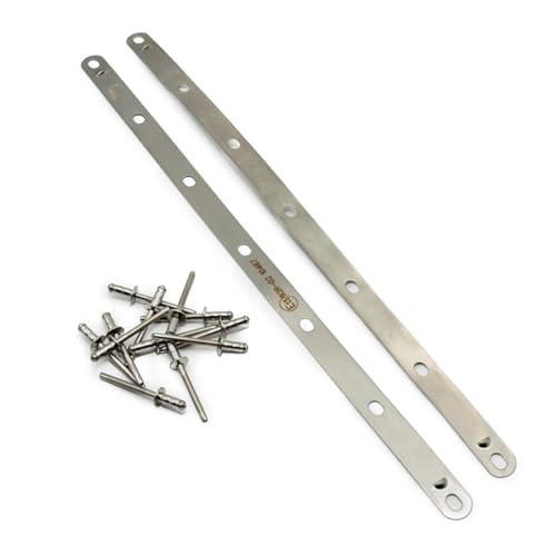 Juego de remaches para tubo de escape LeoVince S1717 de 355 x 15 mm