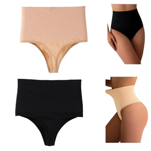 QZLSAYSL Culotte Gainante Invisible, Convient à Toutes Les Occasions Et à Toutes Les Tenues, en Particulier Aux Leggings Et Aux Robes Minces, Plus De Lignes De Pantalon-Lot De 2 (Nero + Beige, L) QZLSAYSL Culotte Gainante Invisible, Convient à Toutes Les Occasions Et à Toutes Les Tenues, en Particulier Aux Leggings Et Aux Robes Minces, Plus De Lignes De Pantalon-Lot De 2 (Nero + Beige, L)