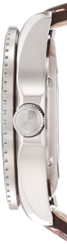 Gevril 48806-2 Men's Hudson Yards Automatic Watch, Genuine Handmade Brown Italian Leather Strap2