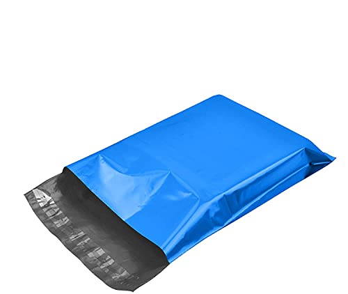 MBLABEL Poly Mailers, 10 x13″ Colorful Self Sealing Shipping Mailing Envelopes, Shipping Bags & Mailer Bags (Blue)