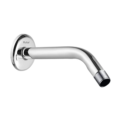 Image of Ruhe Round Shower Arm | Premium Grade Stainless Steel Shower Holder | 12 Inches Round Half Bend