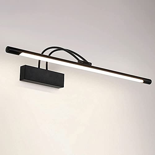 Luminaire miroir LED salle de bain à inclinaison 240° et multi-couleur