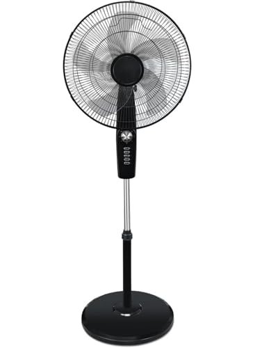 Pedestal Fan Easy to Move with Design for Home and Office | Black | DX2559