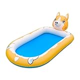 Piscinas hinchables - Pequeña piscina al aire libre de 71X 39X21 pulgadas con fuente de agua, juguetes de verano | Piscina para niños, fuente de agua, juguetes de verano, para jardín, patio trasero, p