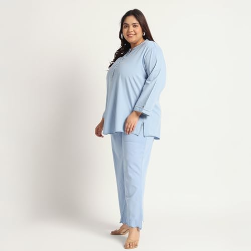 Image of Women's Co-Ord Set Relaxed Fit for Women | Two Piece Suit Top & Pant| Full Sleeve Cord Dress for Women | Casual Wear Co-ord Set for Women