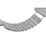 LIXIL 猫壁 ブリッジ 吊り橋 ハンモック アスレチック キャットステップ 壁面 QNP21AB000 ライトグレー＆ライトグレー