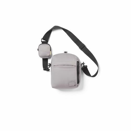 Image of American Tourister Era | 3 Ltrs | 2 Compartments | Adjustable Strap | Crossbody Bag | 1 Year International Warranty | Beige