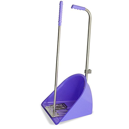 Red Gorilla Purple 80cm Big TIDEE with Long Metal Rake Horse Manure Shovel Scoop Multi Purpose Large Lightweight Dustpan for Paddock Stable Horsebox Equestrian or Garden Waste Leaf Rake
