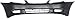 Evan Fischer Front Bumper Cover Compatible with 2003-2004 Toyota Corolla Primed - TO1000240