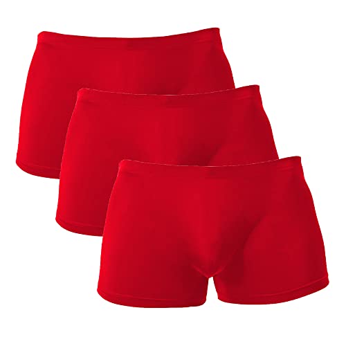 1-5Pack Men'S Compression Shorts Sexy Transparent Seamless Low Rise Underwear Tights Shorts Underwear