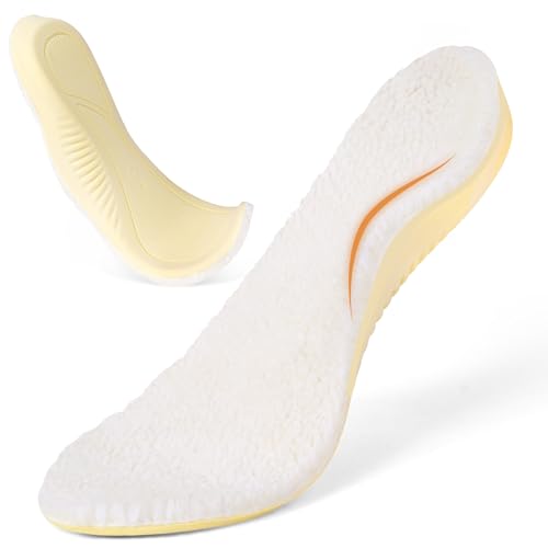 Sheepskin Insoles with Arch Support