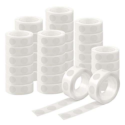 Glue Point Balloon Glue Double Sided dots Removable Adhesive Point Tape, 3500 Pcs Double Sided Dots Stickers for Craft Wedding Decoration(35 Rolls)