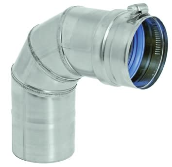 DuraVentFSELB8804 88 Degree Elbow for 4 Inch FasNSeal Vent Pipe from The FasNSeal Series