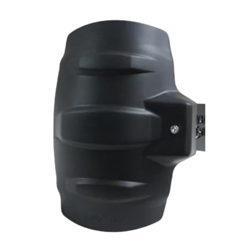 Image of Tyre Hugger Guard Compatible with RE Himalayan 450 /411 | Rear Mudguard Splash Guard with Reflector | Heavy-Duty Plastic & Metal Build | Black