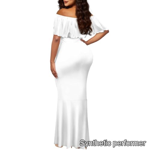 Image of Polynesian Dresses for Women Off Shoulder Maxi Dress Puletasi Samoan Dresses S-7XL